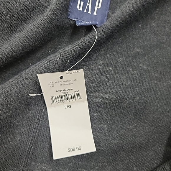 Gap Linen Blend Longline Cardigan Duster - Picture 4 of 7